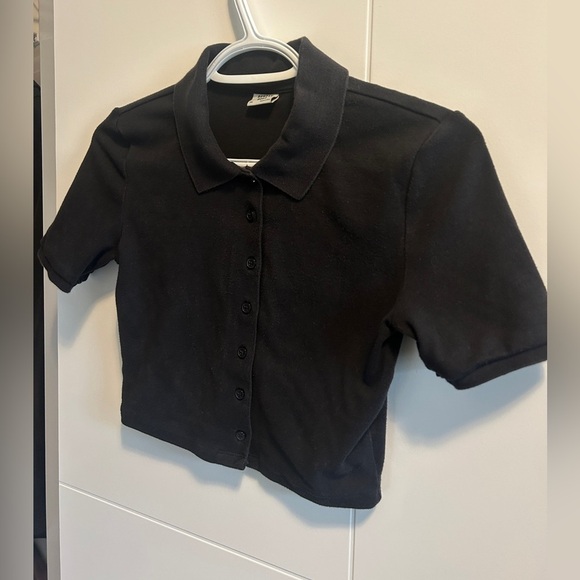 Sunday Best "audio" crop polo top size XS - Picture 3 of 8